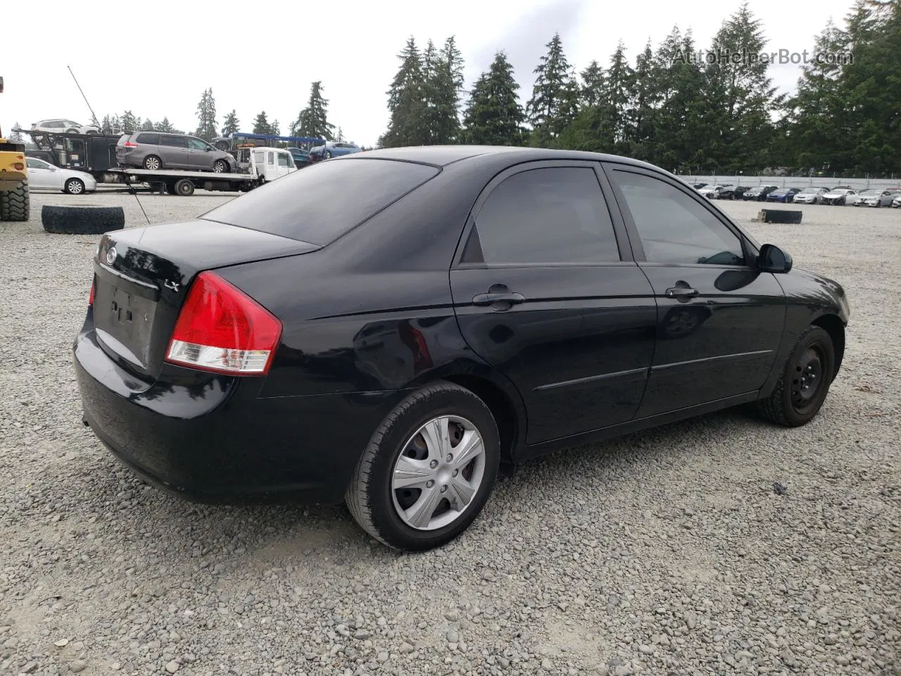 2009 Kia Spectra Ex Black vin: KNAFE221795631712