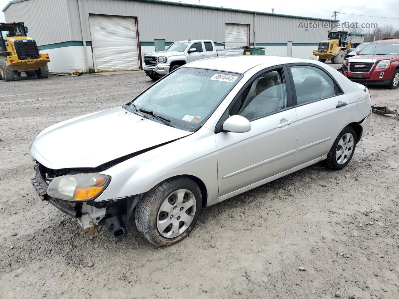 2009 Kia Spectra Ex Silver vin: KNAFE221795653239