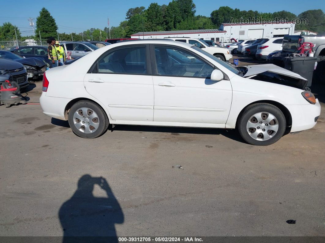 2009 Kia Spectra Ex White vin: KNAFE221795654455