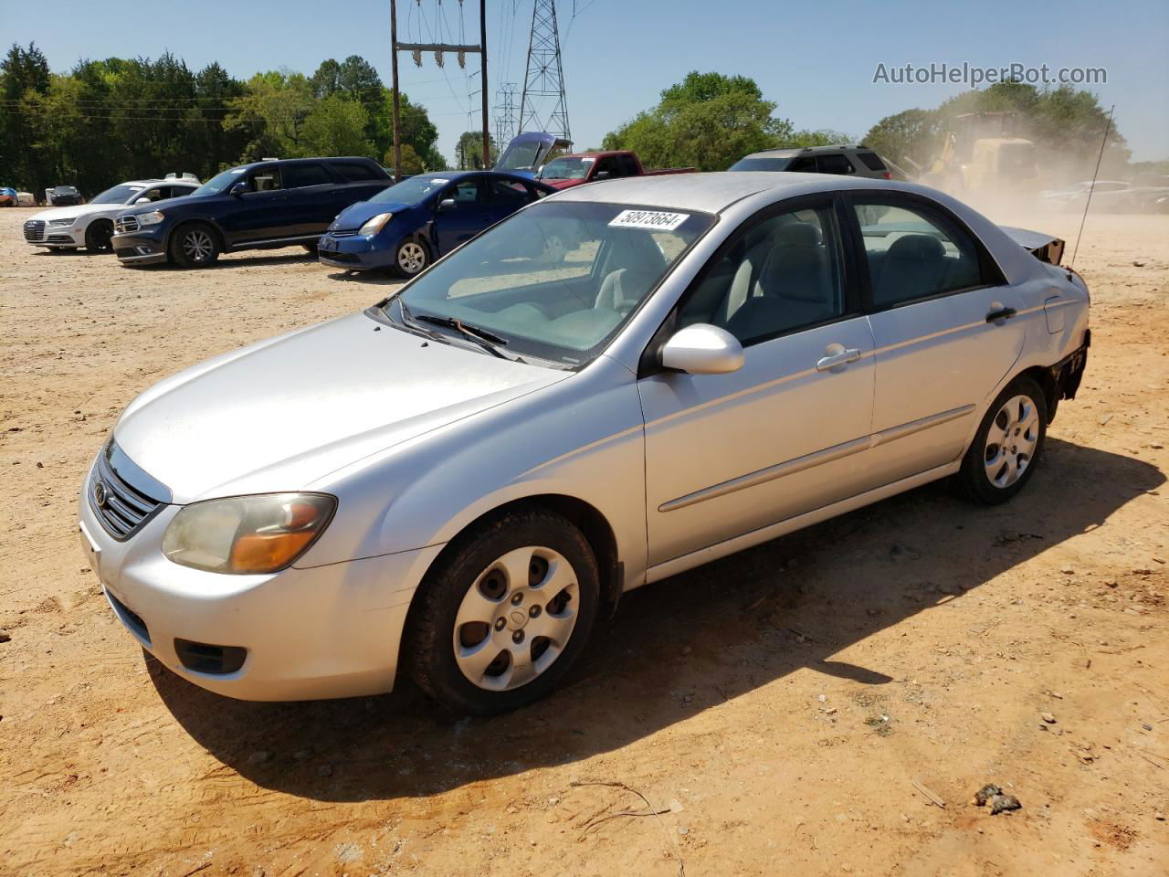 2009 Kia Spectra Ex Серебряный vin: KNAFE221795655783