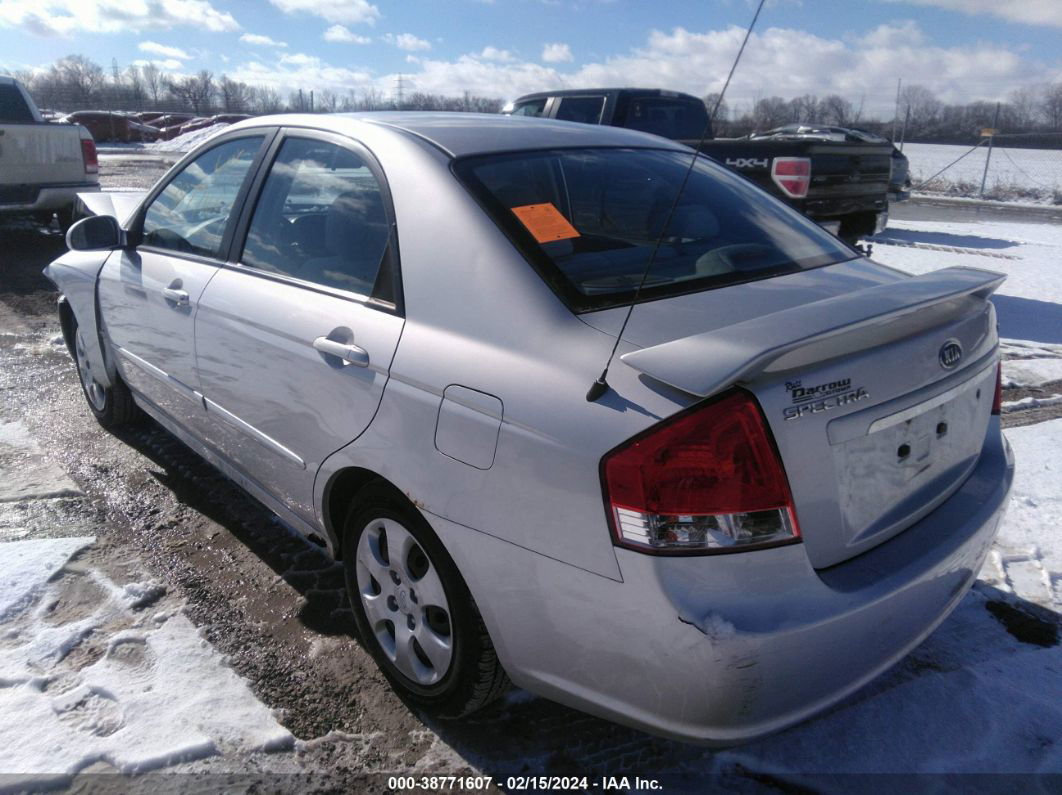 2009 Kia Spectra Ex Silver vin: KNAFE221895611176