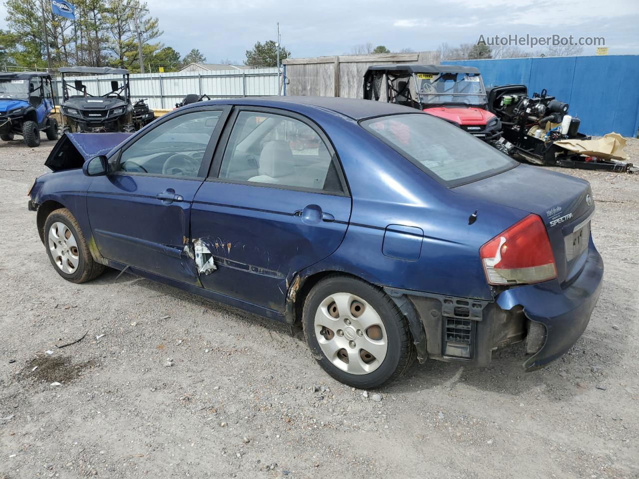 2009 Kia Spectra Ex Синий vin: KNAFE221895627992