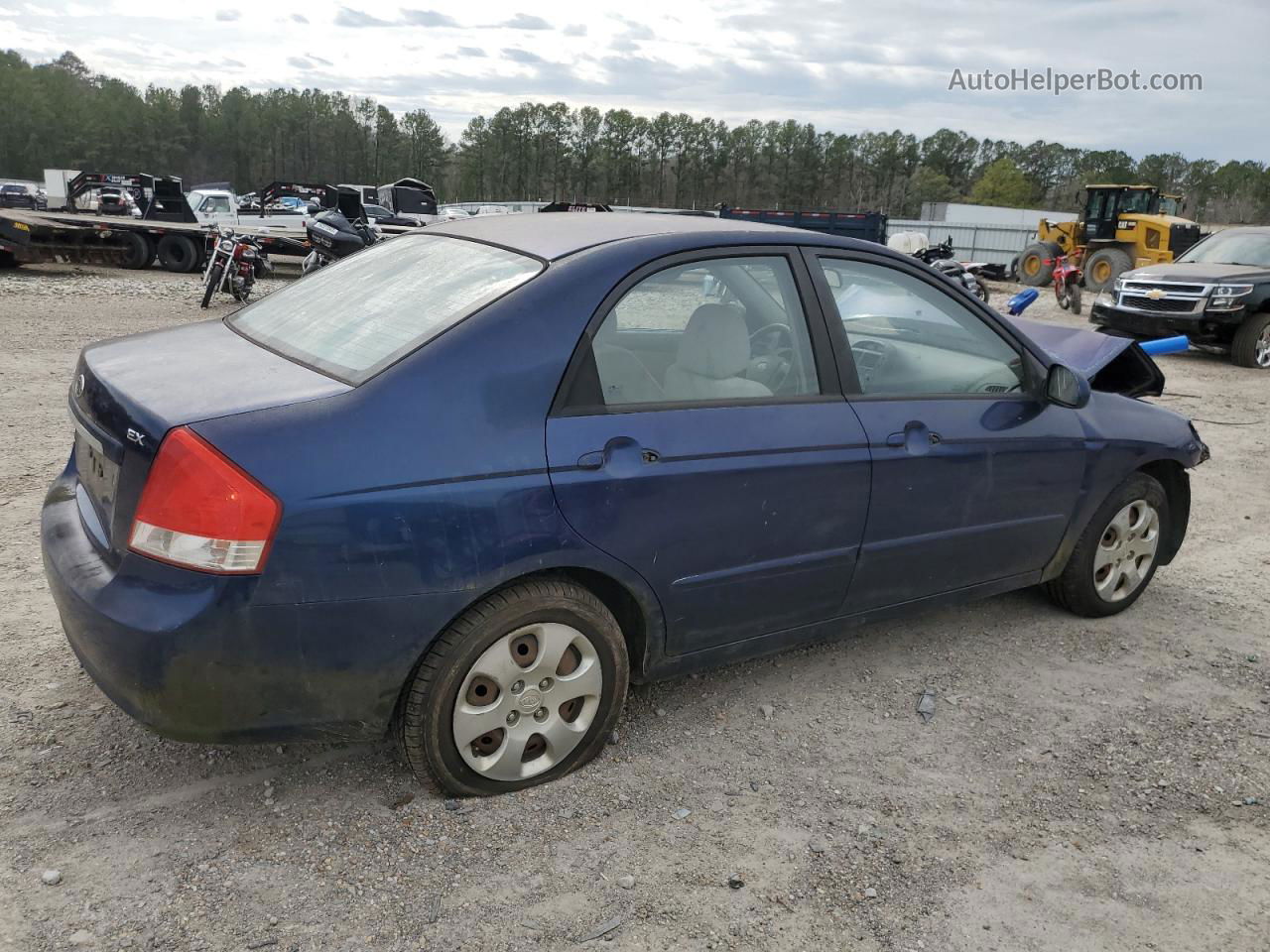 2009 Kia Spectra Ex Blue vin: KNAFE221895627992