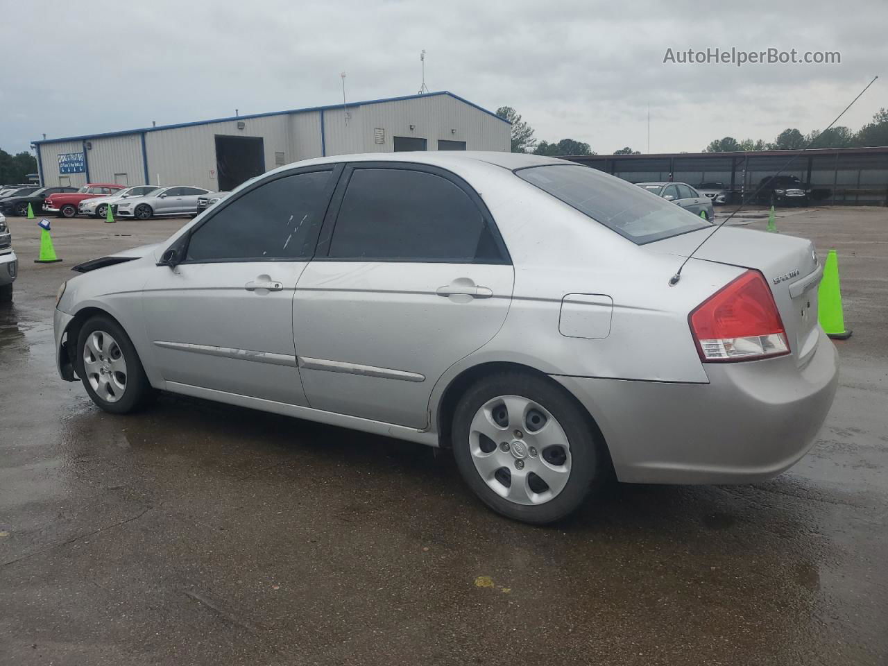 2009 Kia Spectra Ex Silver vin: KNAFE221895647112