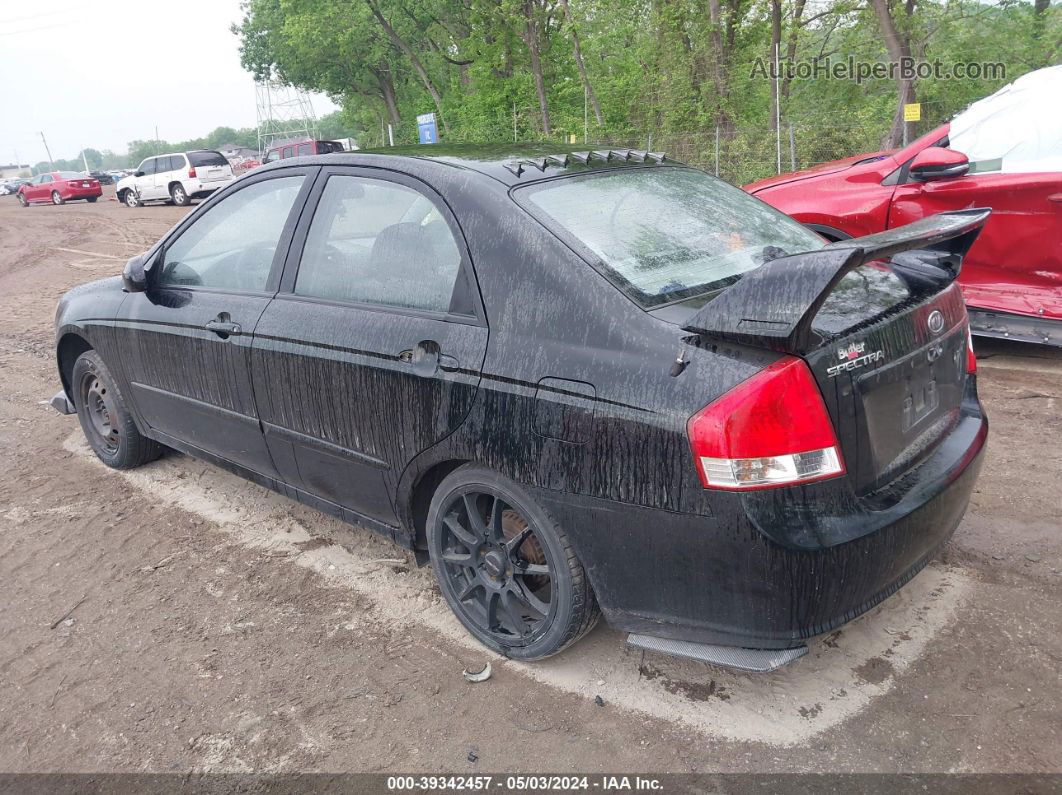 2009 Kia Spectra Lx Black vin: KNAFE221895650575