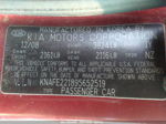 2009 Kia Spectra Ex Red vin: KNAFE221895652519