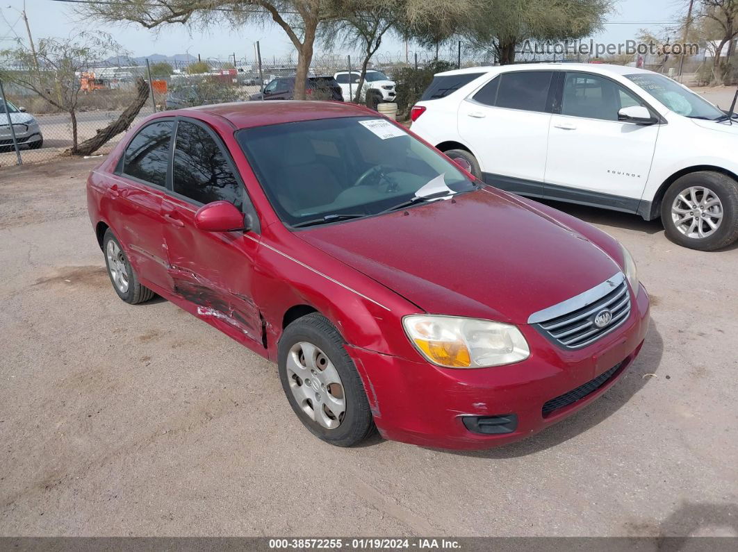 2009 Kia Spectra Ex Red vin: KNAFE221895658370