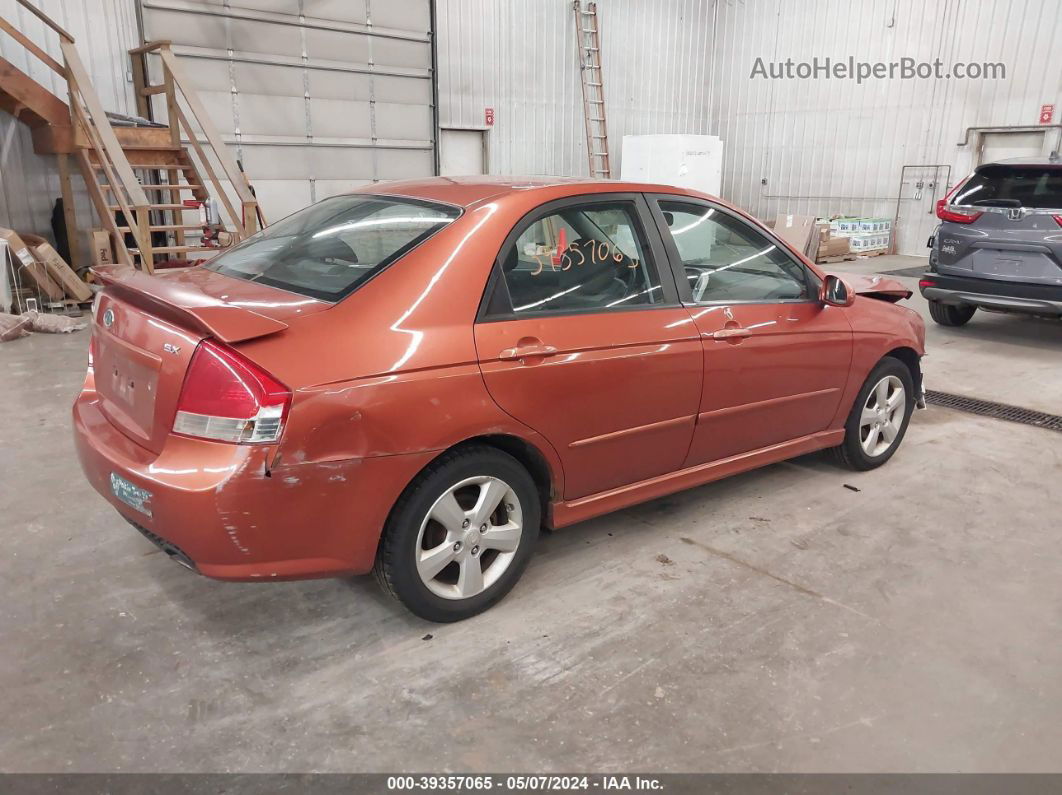 2009 Kia Spectra Sx Orange vin: KNAFE221995022699