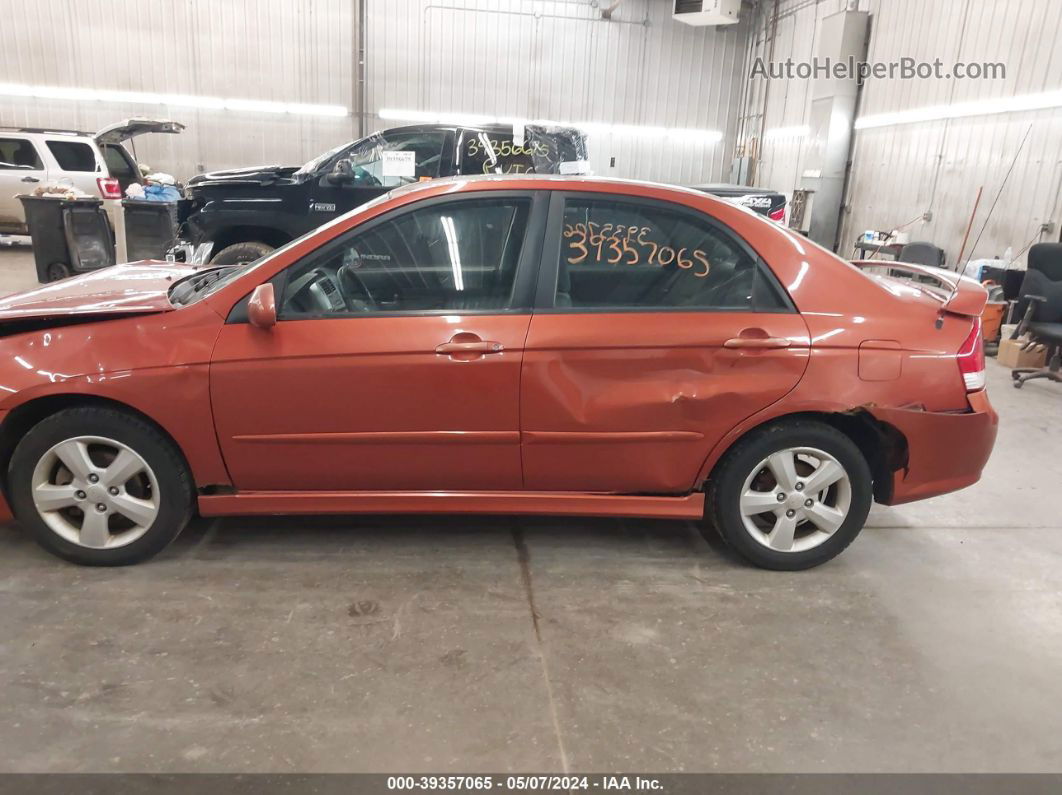 2009 Kia Spectra Sx Orange vin: KNAFE221995022699