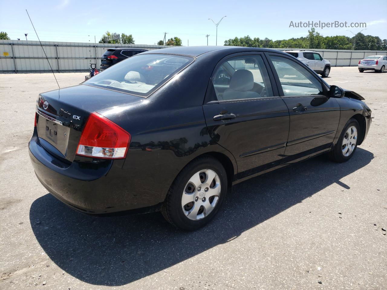 2009 Kia Spectra Ex Black vin: KNAFE221995649094