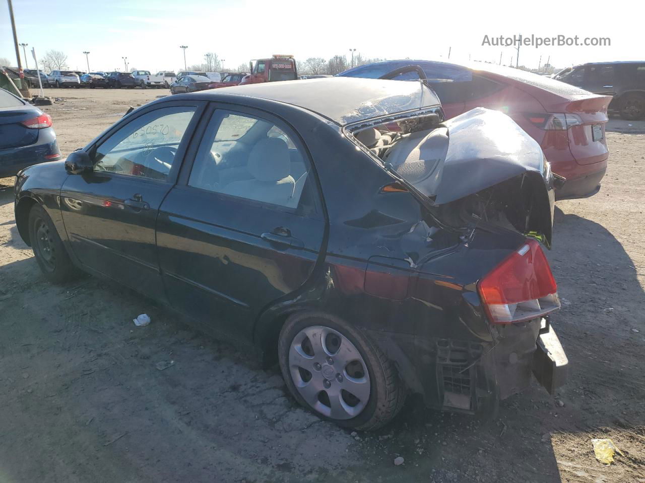 2009 Kia Spectra Ex Black vin: KNAFE221995650570