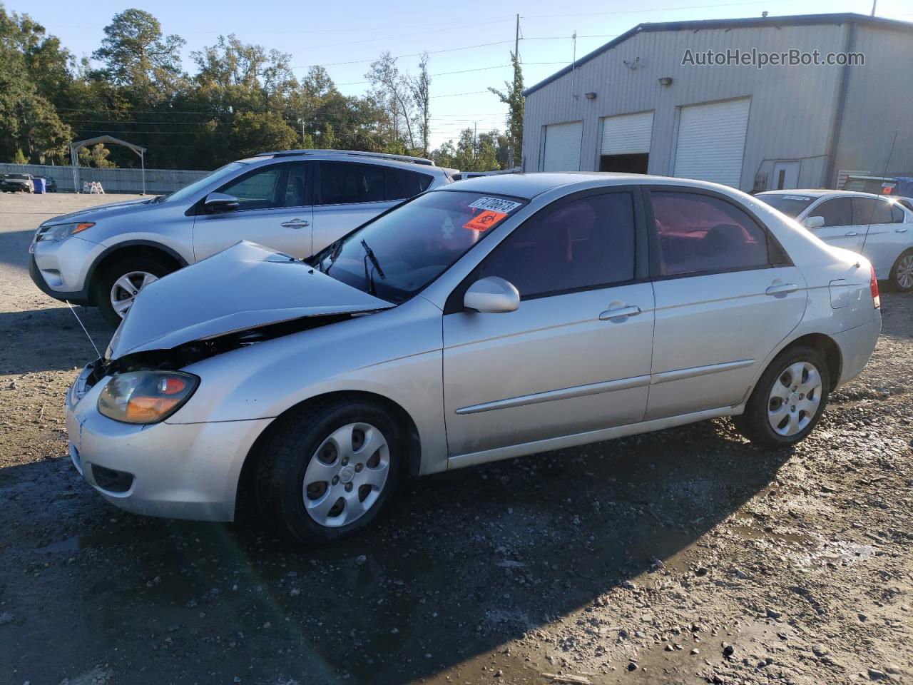 2009 Kia Spectra Ex Silver vin: KNAFE221X95615858