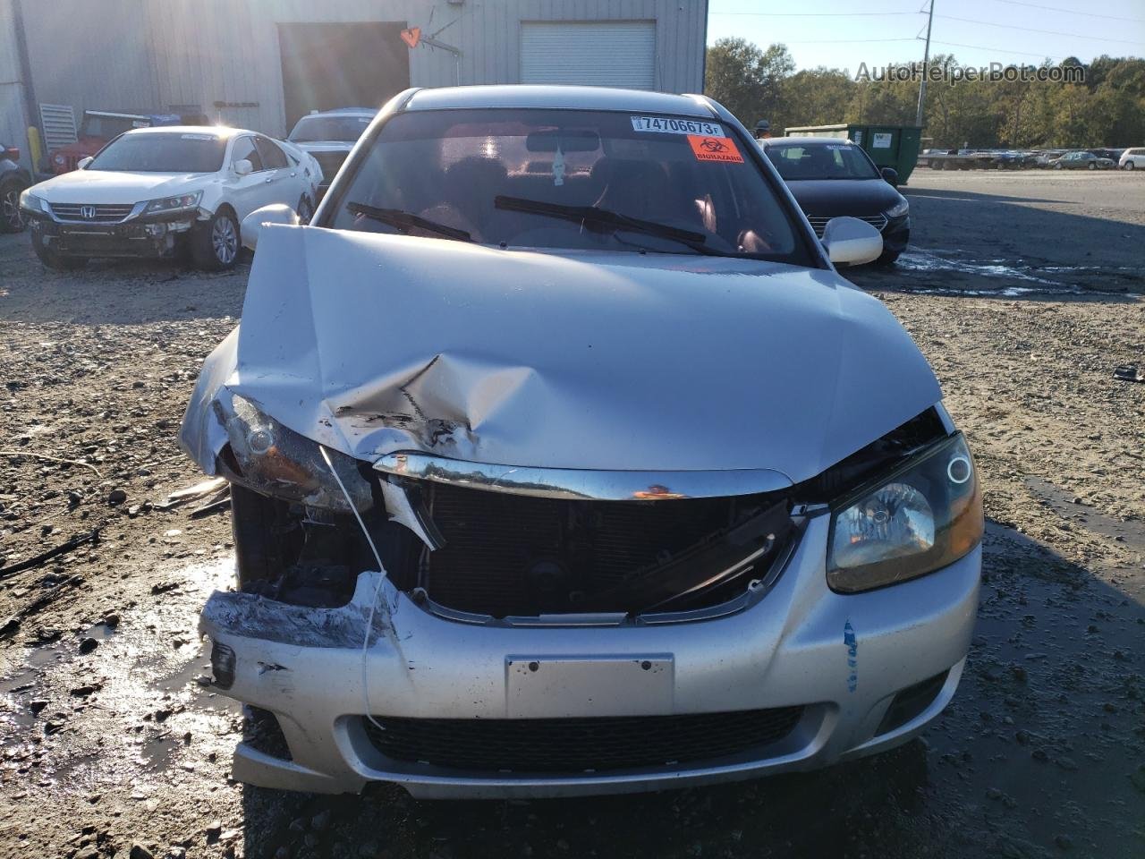 2009 Kia Spectra Ex Silver vin: KNAFE221X95615858