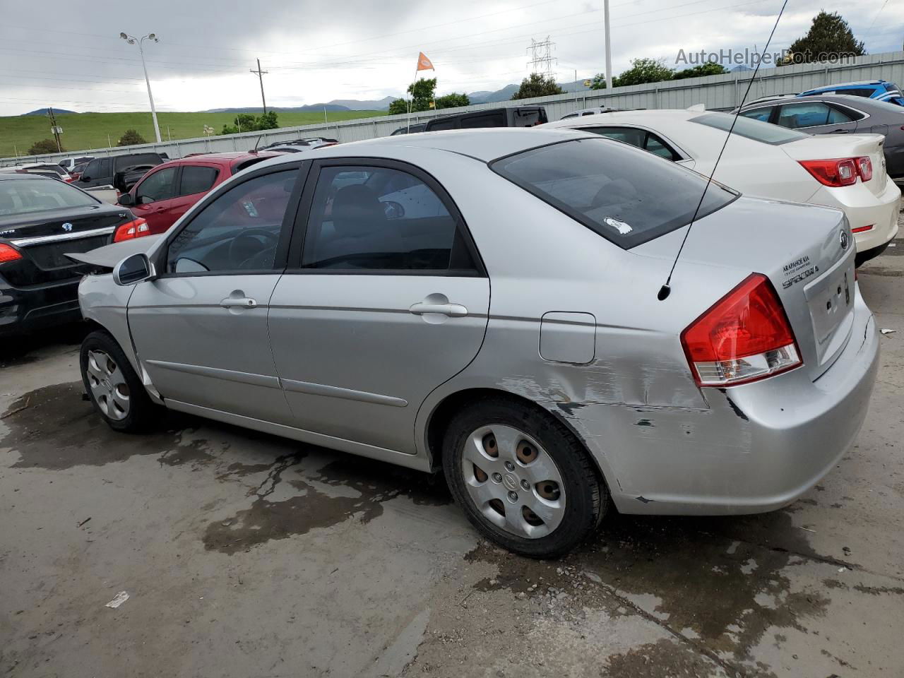 2009 Kia Spectra Ex Silver vin: KNAFE221X95633826