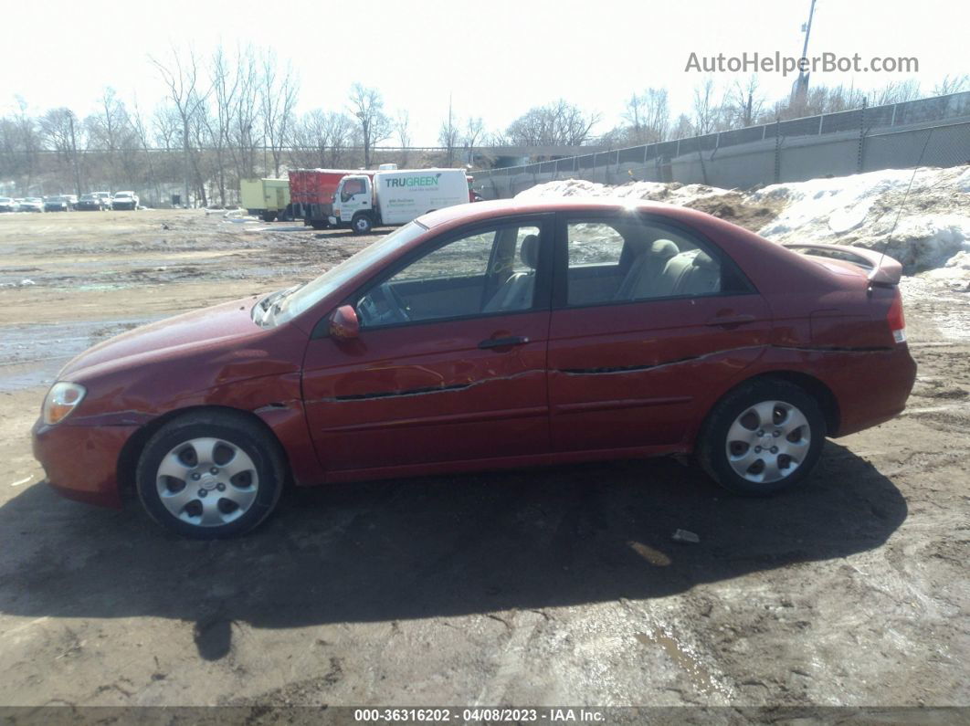 2009 Kia Spectra Ex Red vin: KNAFE221X95650951