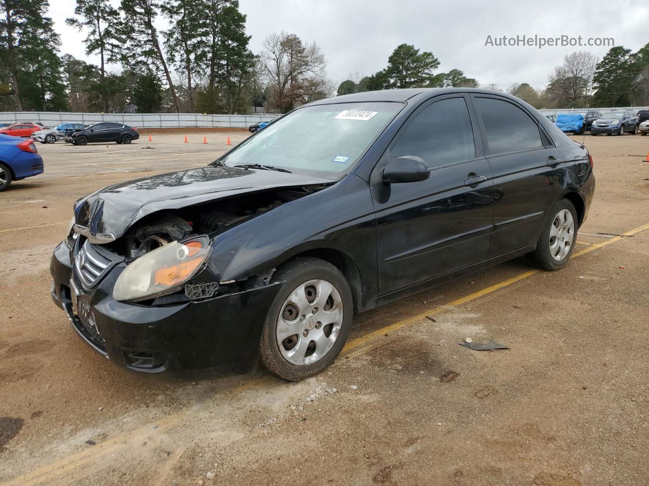 2009 Kia Spectra Ex Black vin: KNAFE221X95656118