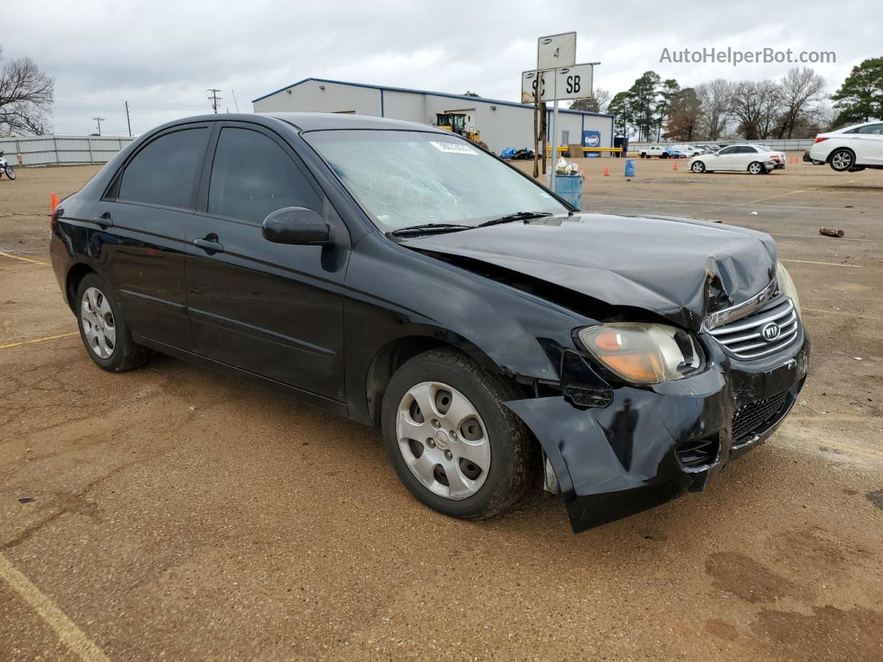 2009 Kia Spectra Ex Black vin: KNAFE221X95656118