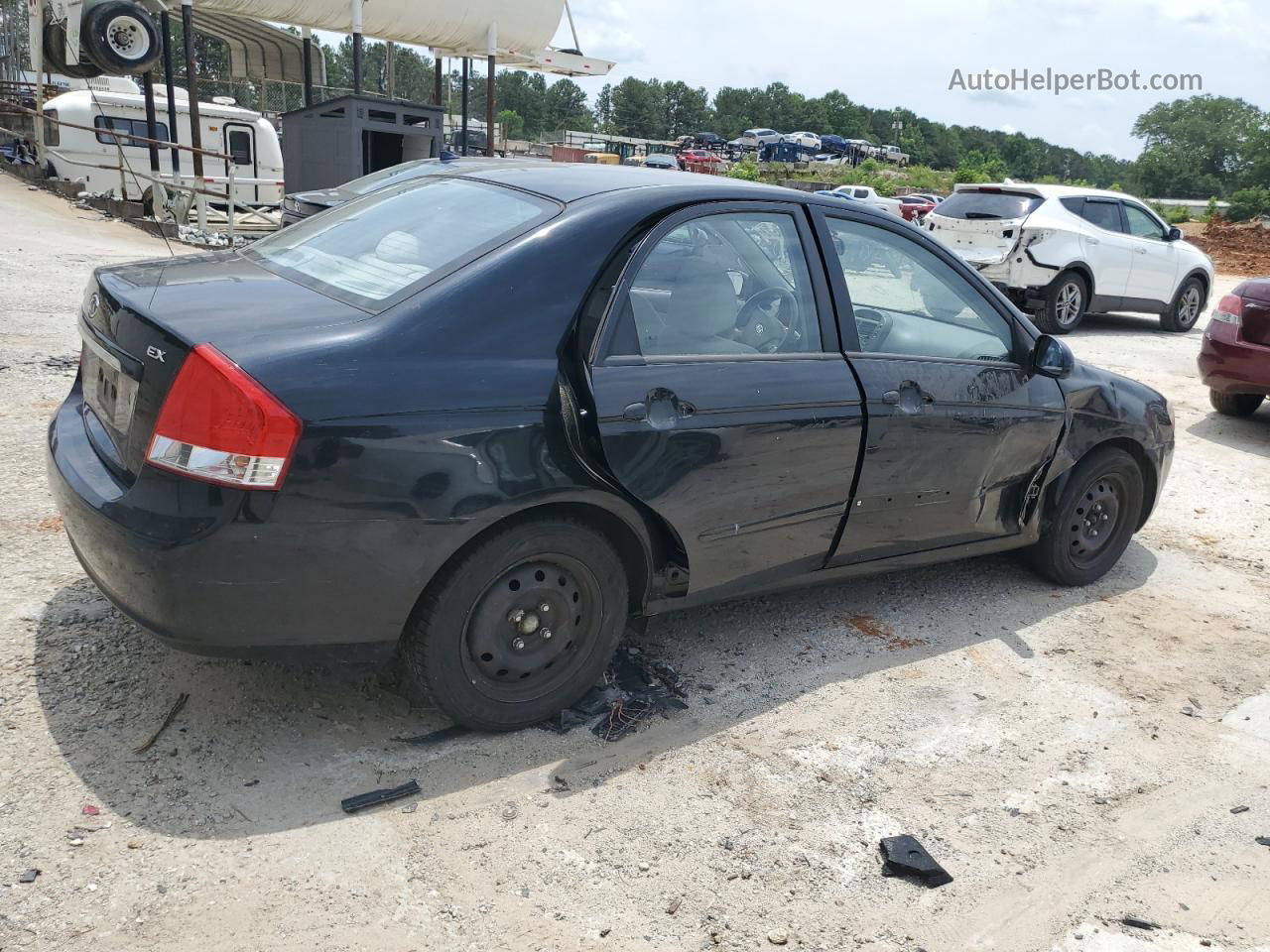 2009 Kia Spectra Ex Black vin: KNAFE221X95666972