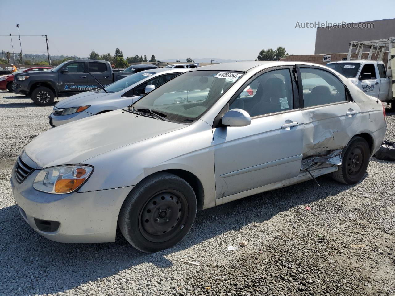 2009 Kia Spectra Ex Silver vin: KNAFE222095640289