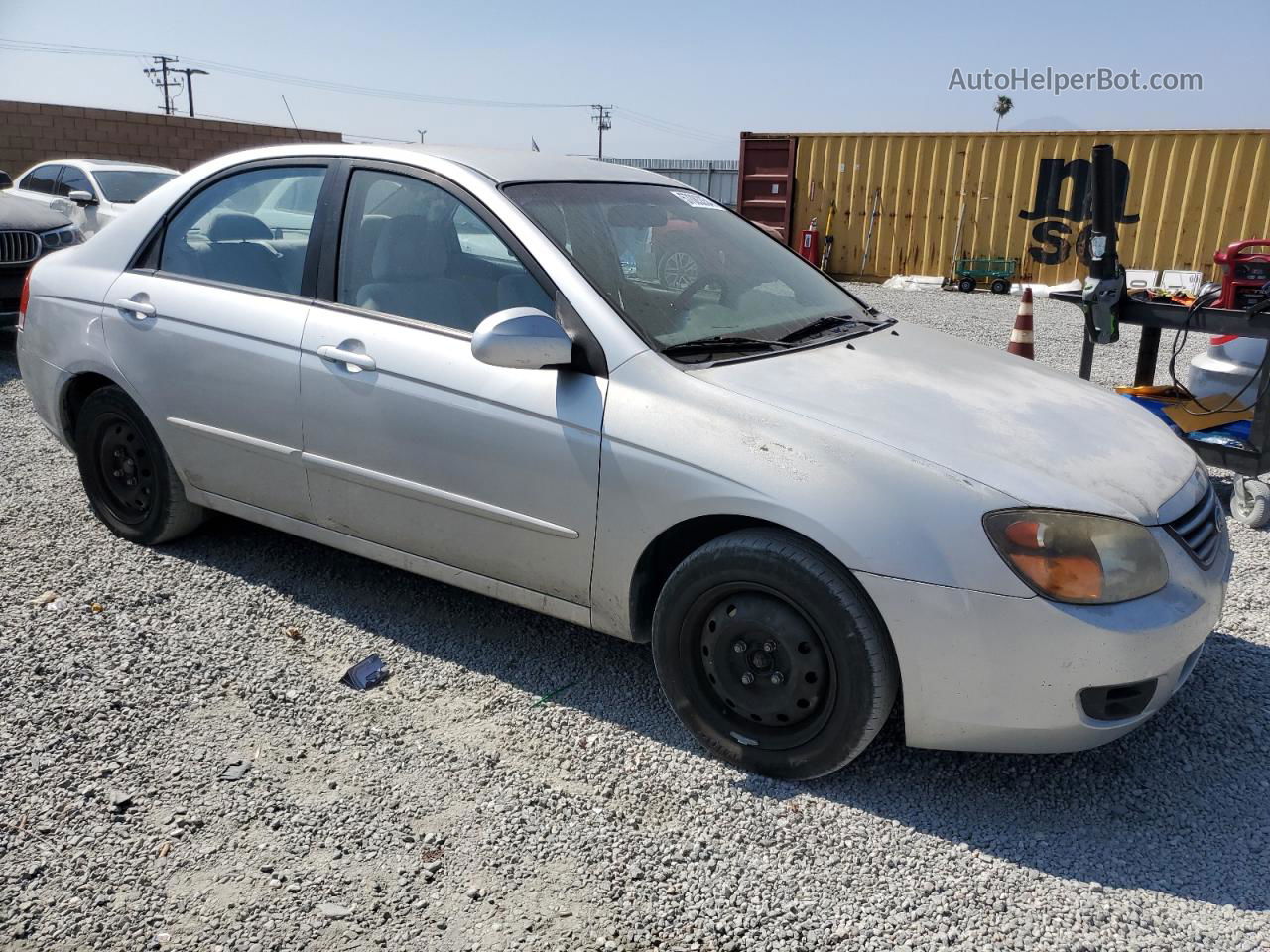 2009 Kia Spectra Ex Silver vin: KNAFE222095640289