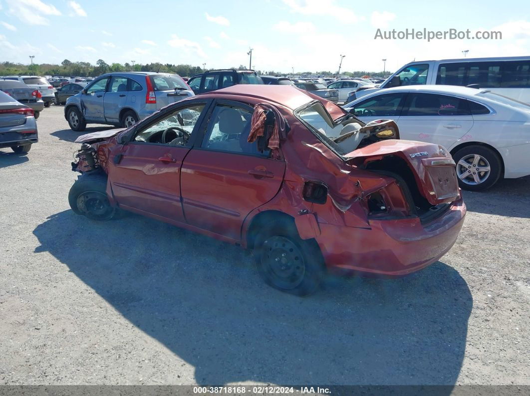 2009 Kia Spectra Ex Red vin: KNAFE222095642866