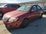 2009 Kia Spectra Ex Burgundy vin: KNAFE222095653821