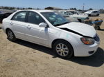 2009 Kia Spectra Ex White vin: KNAFE222095663748