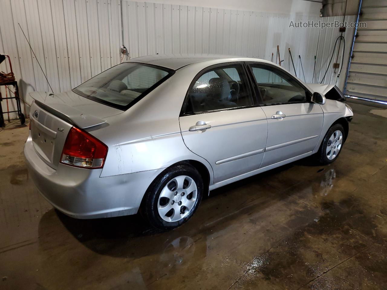 2009 Kia Spectra Ex Silver vin: KNAFE222195615417