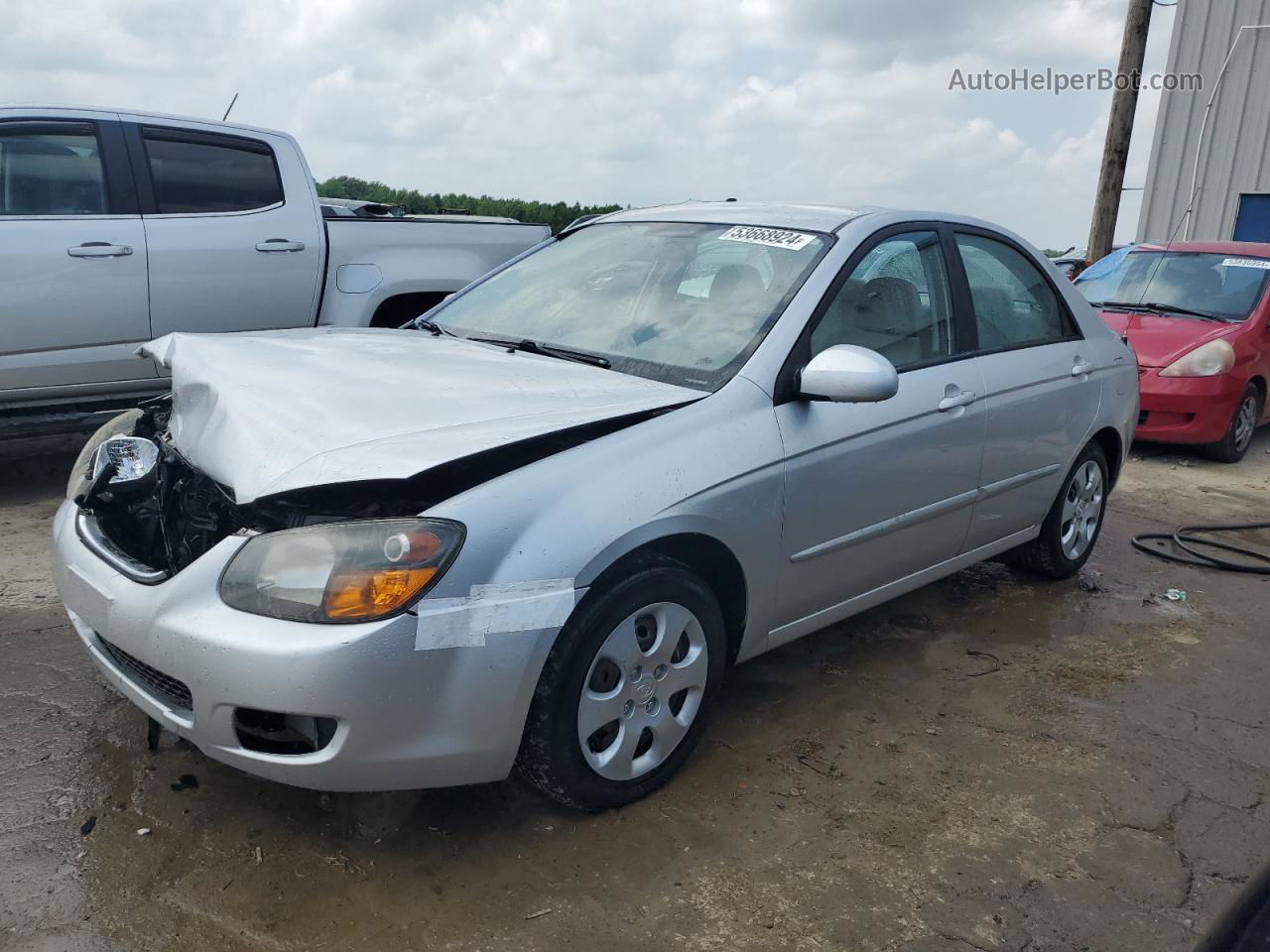 2009 Kia Spectra Ex Серебряный vin: KNAFE222195639751