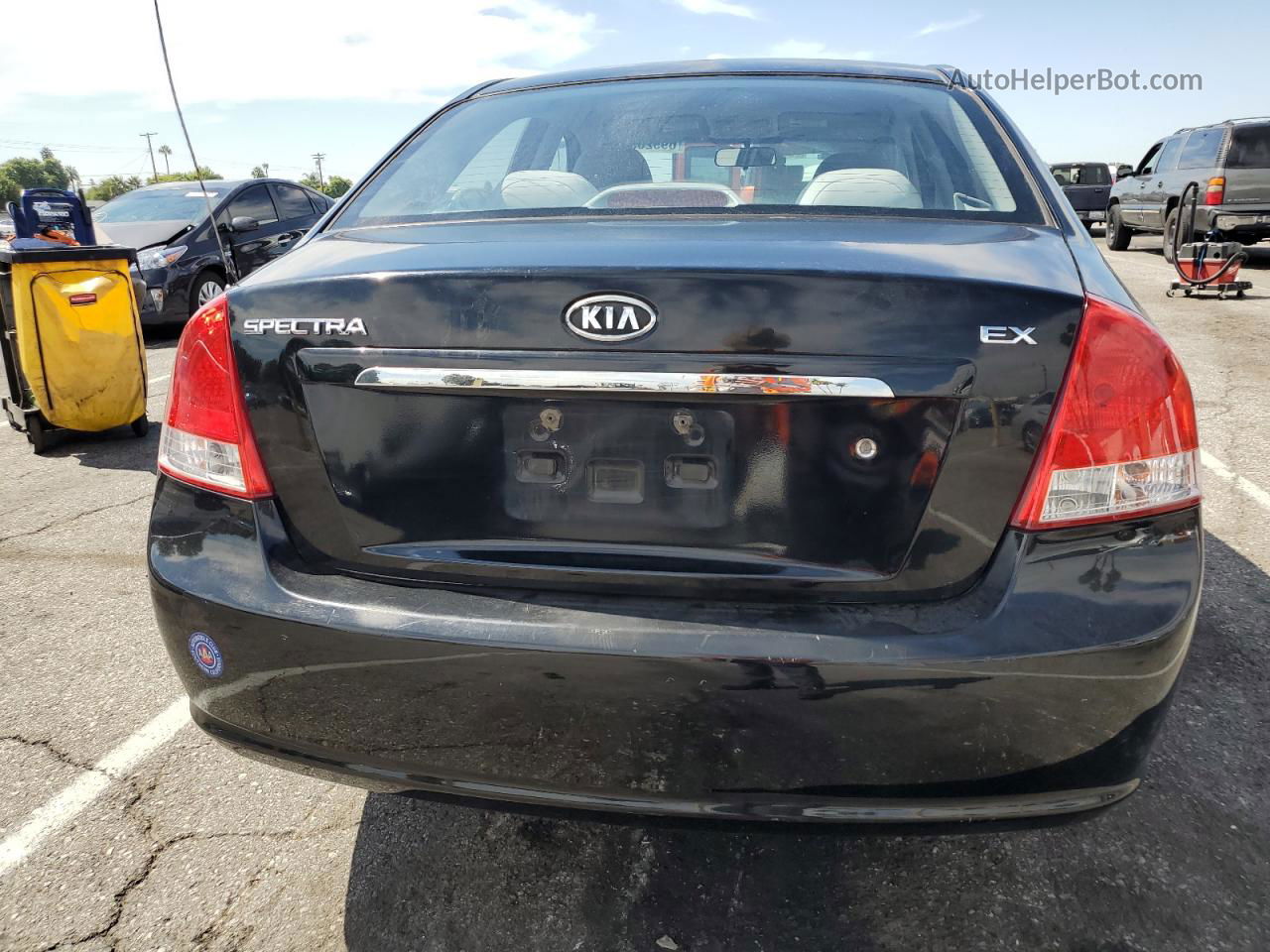 2009 Kia Spectra Ex Черный vin: KNAFE222195642522