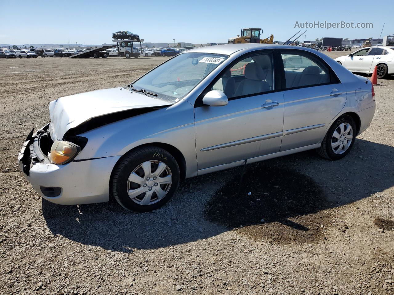 2009 Kia Spectra Ex Серебряный vin: KNAFE222195644979