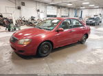 2009 Kia Spectra Ex Red vin: KNAFE222195662804