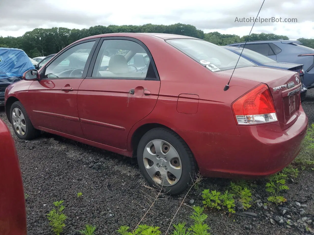 2009 Kia Spectra Ex Red vin: KNAFE222295655294