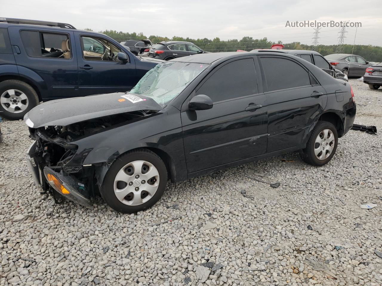 2009 Kia Spectra Ex Black vin: KNAFE222295660835