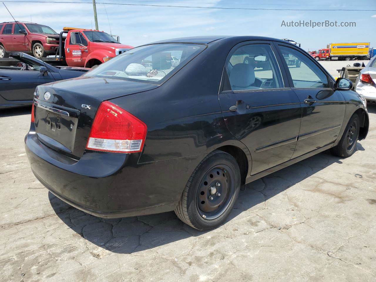 2009 Kia Spectra Ex Black vin: KNAFE222295663993