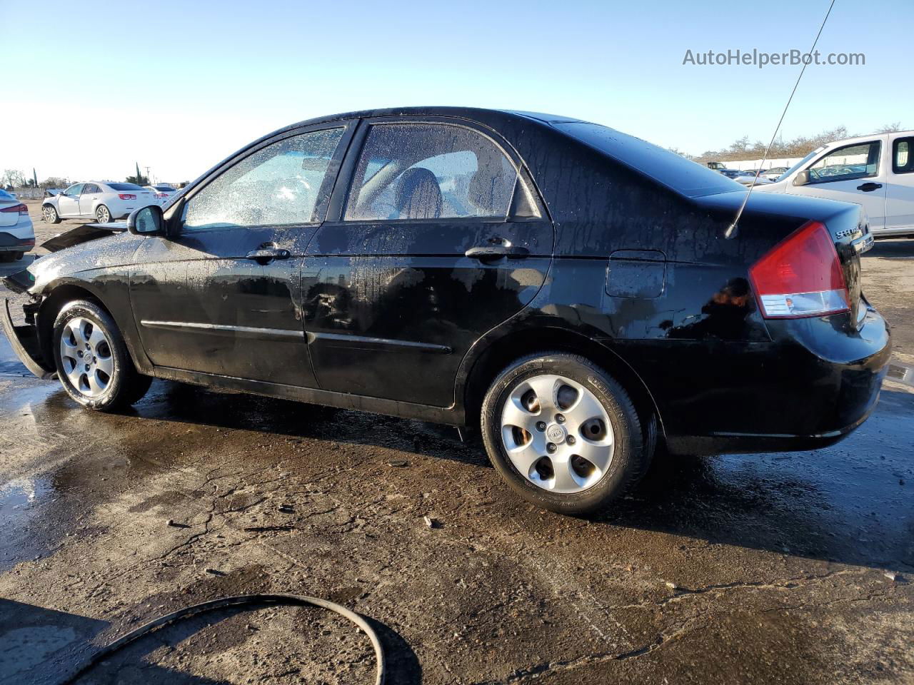 2009 Kia Spectra Ex Black vin: KNAFE222395595820