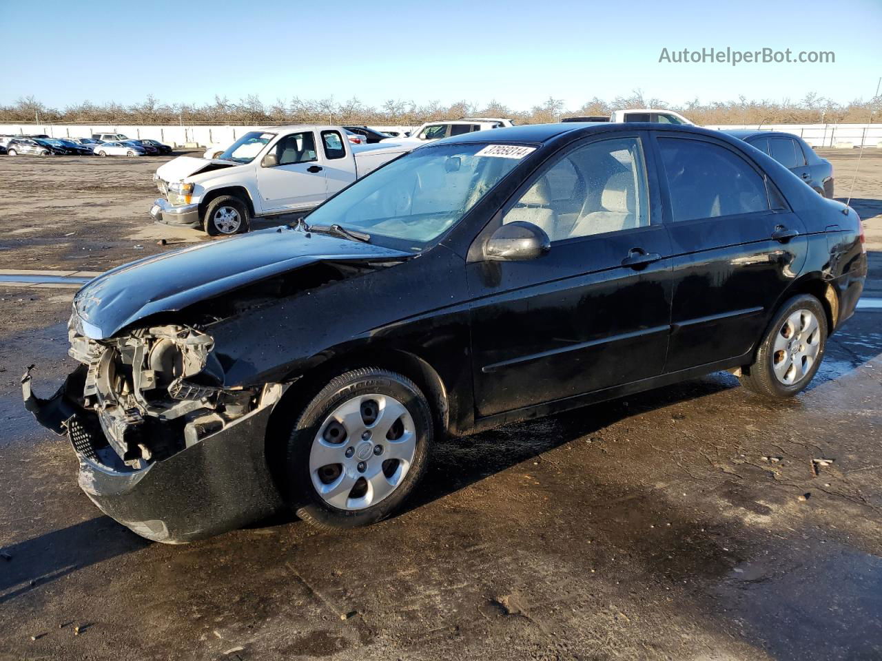 2009 Kia Spectra Ex Black vin: KNAFE222395595820