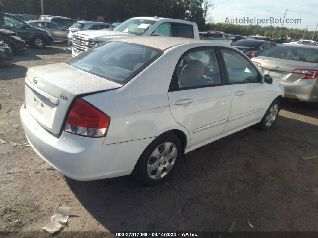 2009 Kia Spectra Ex White vin: KNAFE222395601292