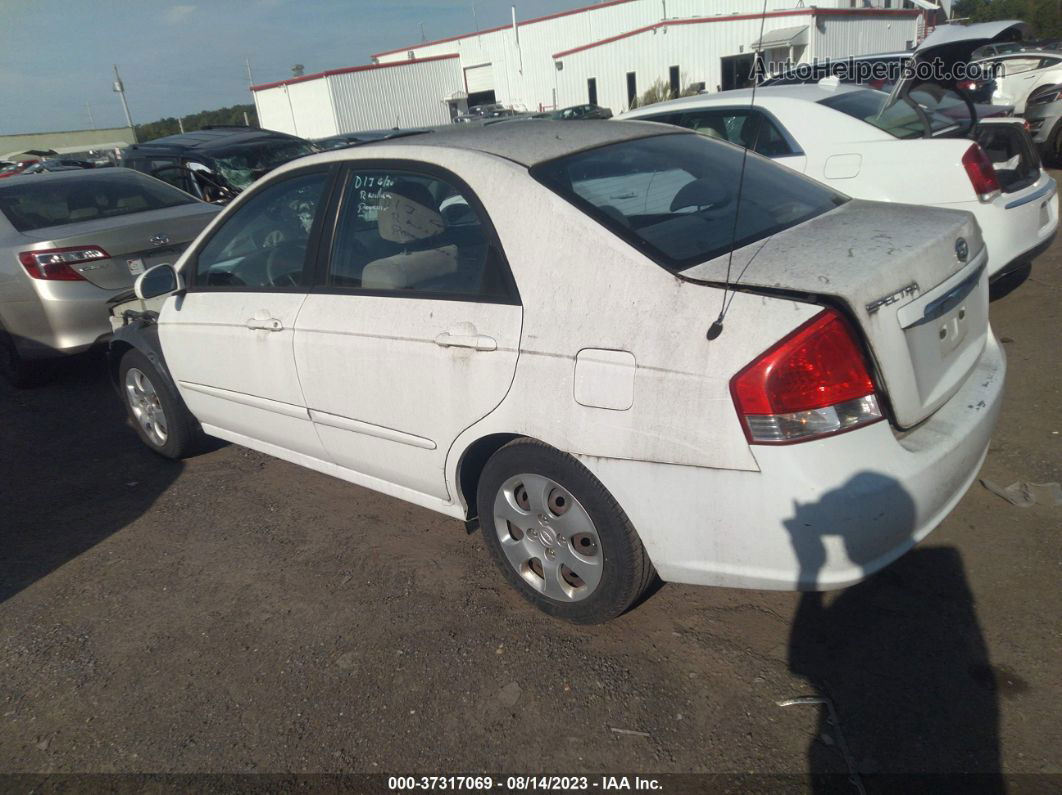 2009 Kia Spectra Ex White vin: KNAFE222395601292