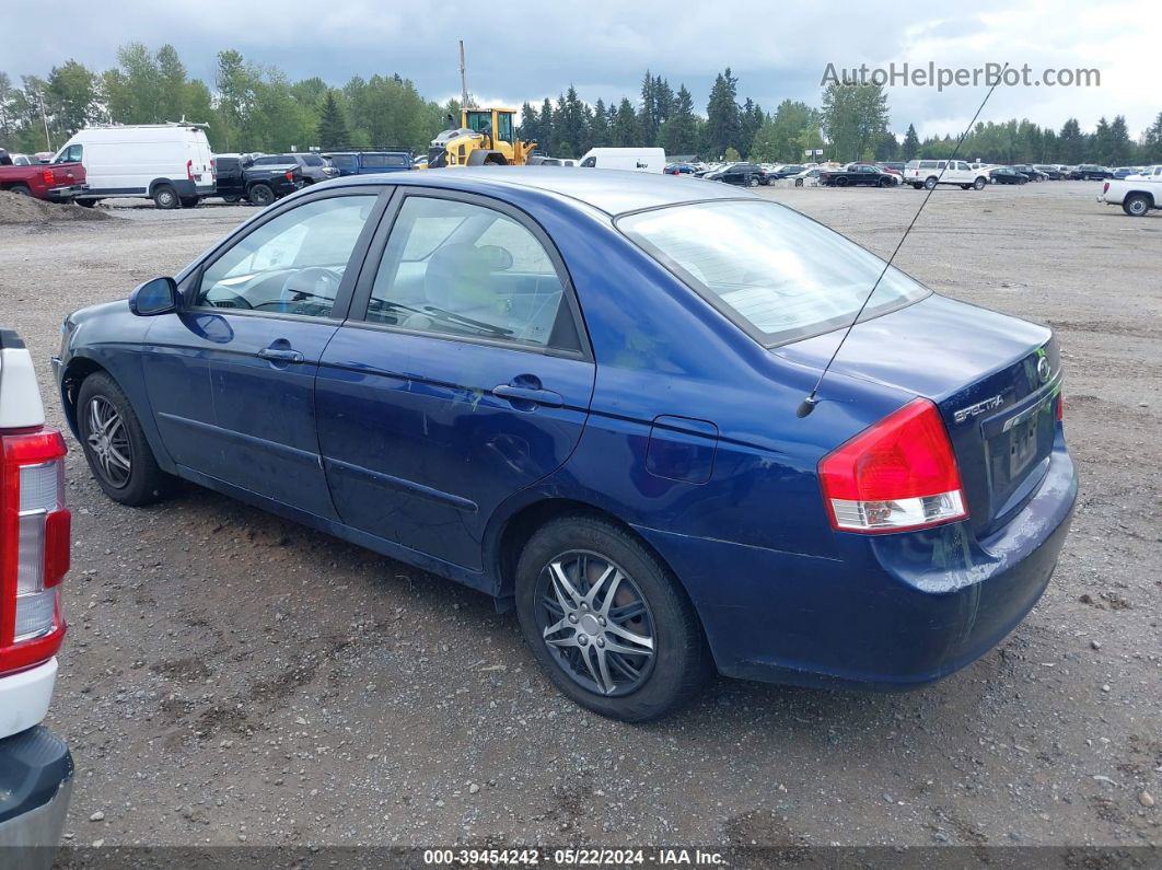 2009 Kia Spectra Ex Blue vin: KNAFE222495621681