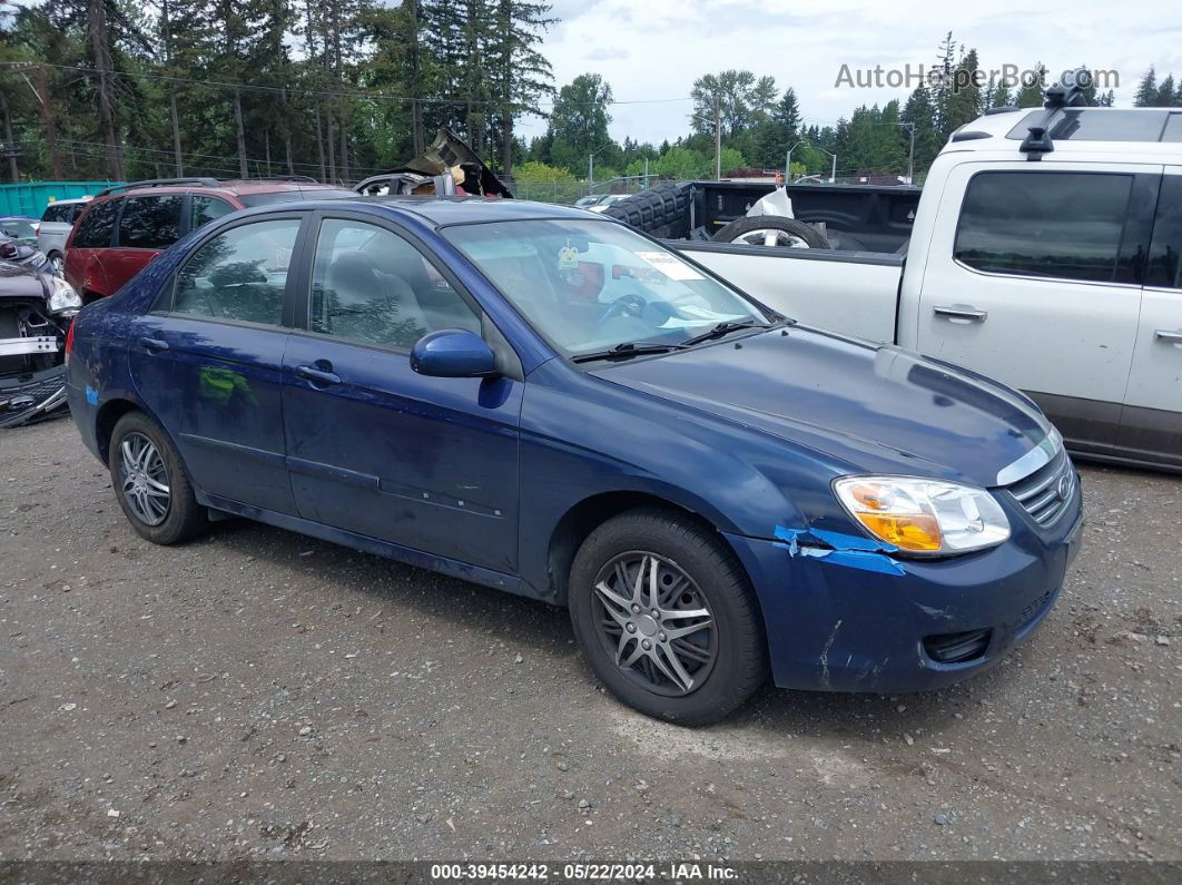 2009 Kia Spectra Ex Blue vin: KNAFE222495621681