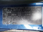 2009 Kia Spectra Ex Blue vin: KNAFE222495621681