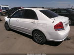 2009 Kia Spectra Lx White vin: KNAFE222495640697