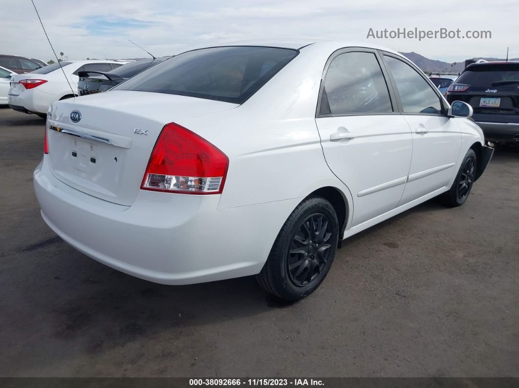 2009 Kia Spectra Ex White vin: KNAFE222495667740