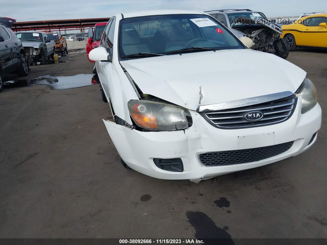 2009 Kia Spectra Ex White vin: KNAFE222495667740