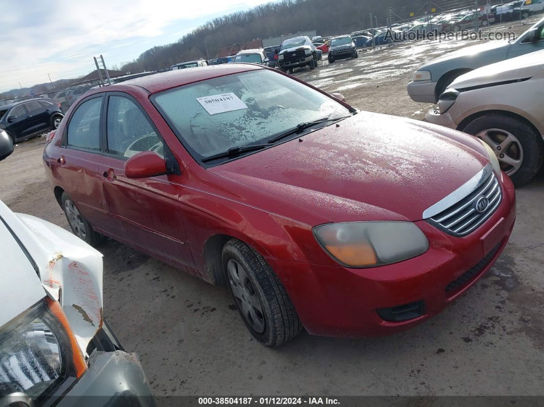 2009 Kia Spectra Ex Red vin: KNAFE222595599383