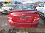 2009 Kia Spectra Ex Red vin: KNAFE222595599383