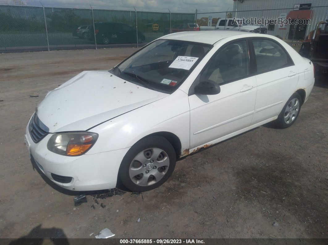 2009 Kia Spectra Ex White vin: KNAFE222595614352