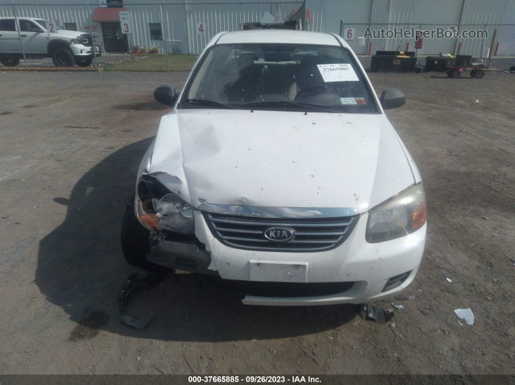 2009 Kia Spectra Ex White vin: KNAFE222595614352