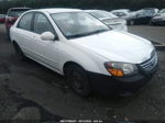 2009 Kia Spectra Lx White vin: KNAFE222695623206